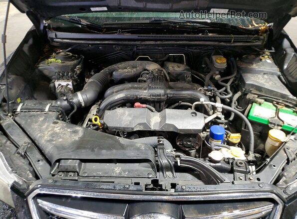 JF2GPAKC5GH281202 2016 SUBARU CROSSTREK Черный Вид задней части салона