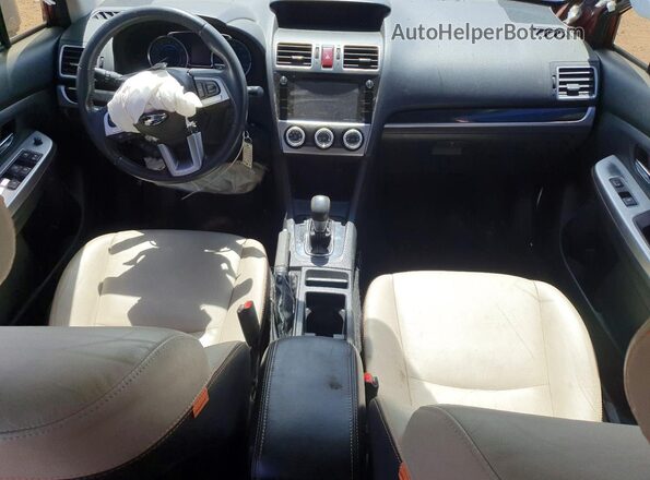 JF2GPAKC5H8202273 2017 SUBARU CROSSTREK Бордовый Вид панели приборов