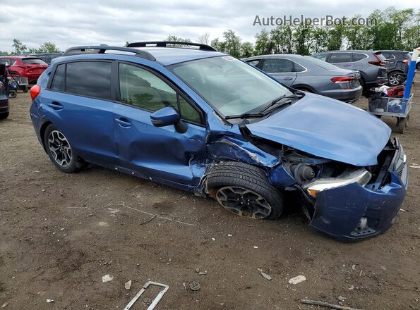 JF2GPAKC6G8314921 2016 SUBARU CROSSTREK Синий Передняя правая четверть