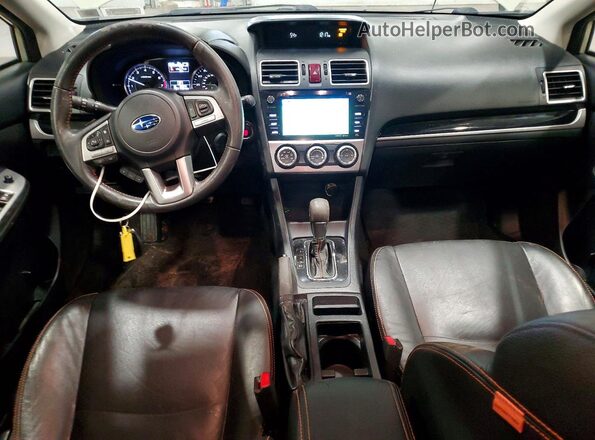 JF2GPALC1HH240226 2017 SUBARU CROSSTREK Желто-коричневый Вид панели приборов