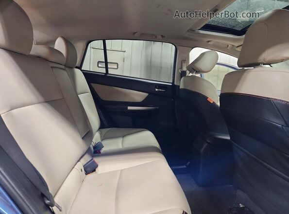 JF2GPALC2G8329222 2016 SUBARU CROSSTREK Blue Rear interior view