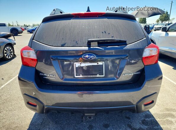 JF2GPALC4G8212127 2016 SUBARU CROSSTREK Gray Widok z tyłu