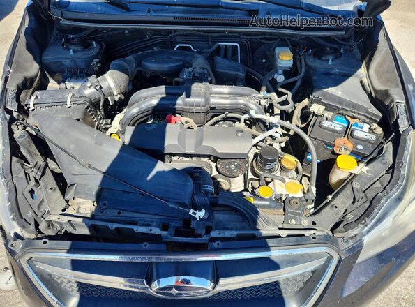 JF2GPALC4G8212127 2016 SUBARU CROSSTREK Gray Widok wnętrza z tyłu