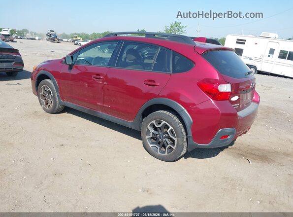 JF2GPALC4G8338469 2016 SUBARU CROSSTREK Бордовый Задняя левая четверть