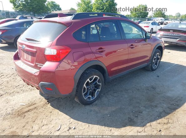 JF2GPALC4G8338469 2016 SUBARU CROSSTREK Бордовый Задняя правая четверть