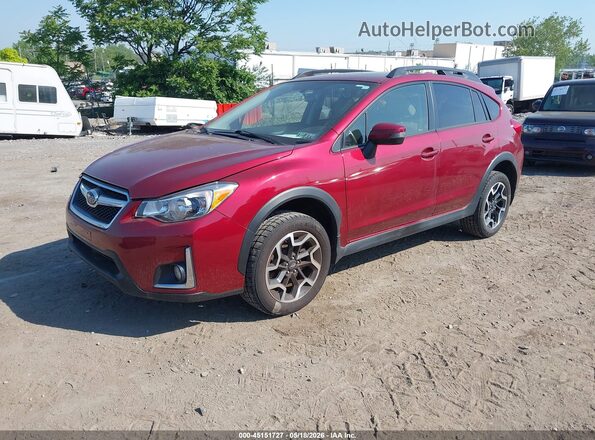 JF2GPALC4G8338469 2016 SUBARU CROSSTREK Бордовый Передняя левая четверть