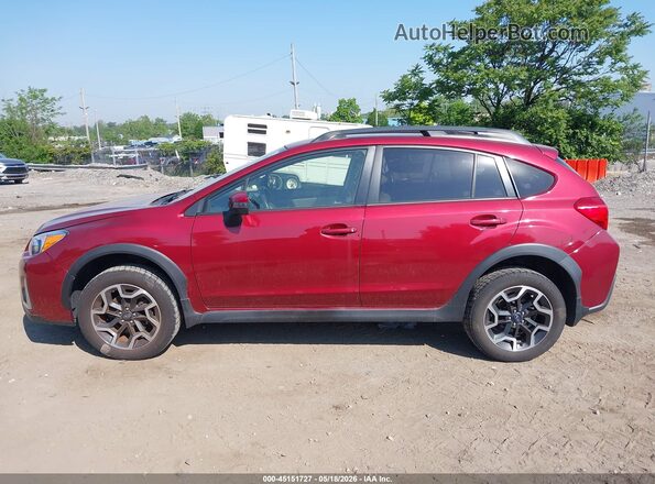 JF2GPALC4G8338469 2016 SUBARU CROSSTREK Бордовый Вид задней части салона