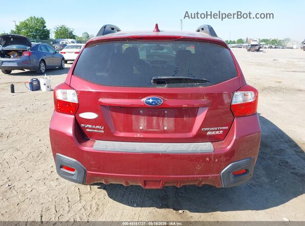 JF2GPALC4G8338469 2016 SUBARU CROSSTREK Бордовый 