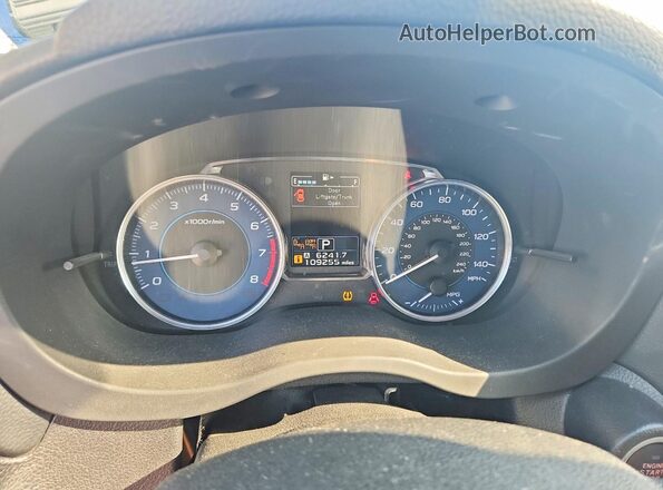 JF2GPALC5HH240679 2017 SUBARU CROSSTREK Синий Вид щитка приборов