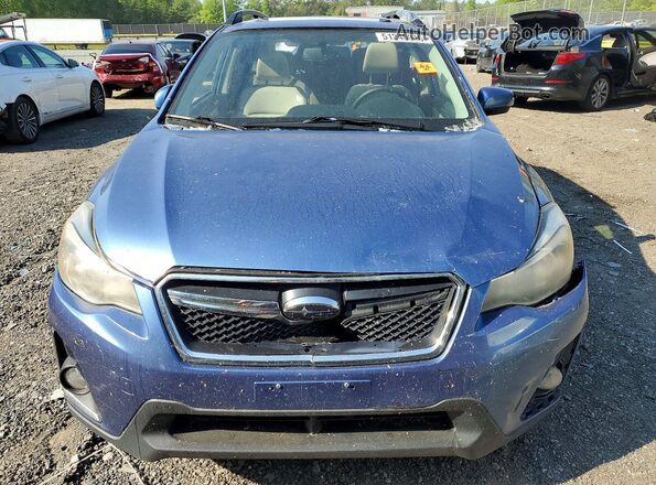 JF2GPALC7G8347974 2016 SUBARU CROSSTREK Blue Rear interior view
