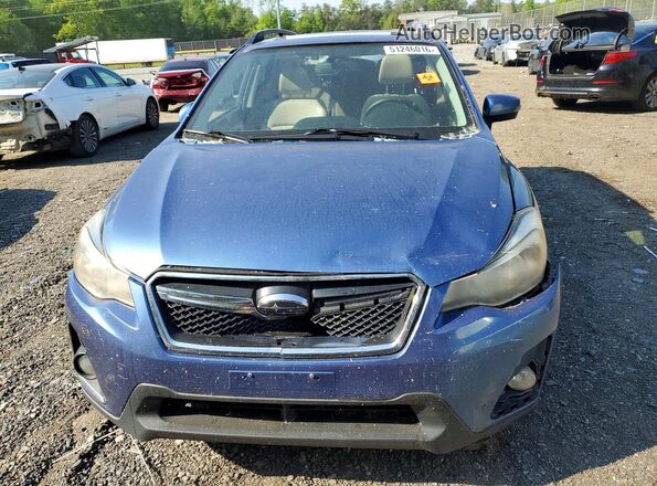 JF2GPALC7G8347974 2016 SUBARU CROSSTREK Blue Front view