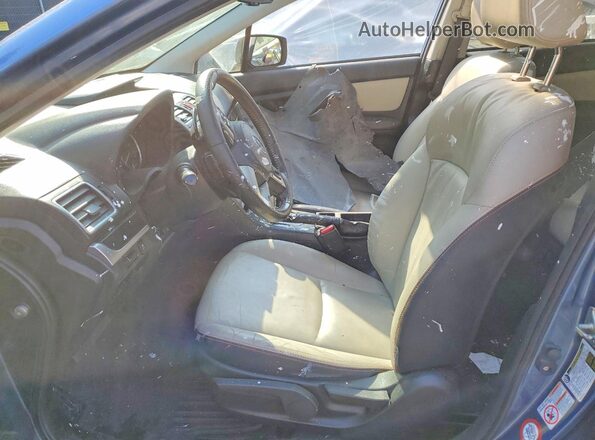 JF2GPALC7G8347974 2016 SUBARU CROSSTREK Blue Front interior view
