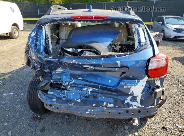 JF2GPALC7G8347974 2016 SUBARU CROSSTREK Blue Rear view