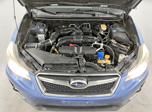 JF2GPALC8GH294847 2016 SUBARU CROSSTREK Blue Շարժիչի բաժամունքի տեսք