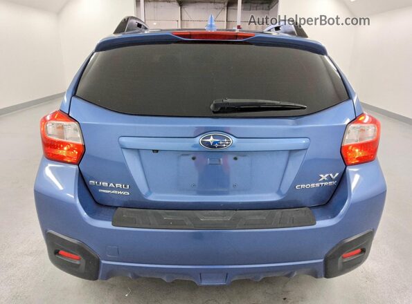 JF2GPALC8GH294847 2016 SUBARU CROSSTREK Blue Հետևի տեսք