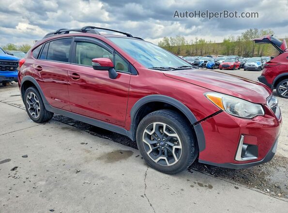 JF2GPANC0G8329555 2016 SUBARU CROSSTREK Maroon Delantero derecho