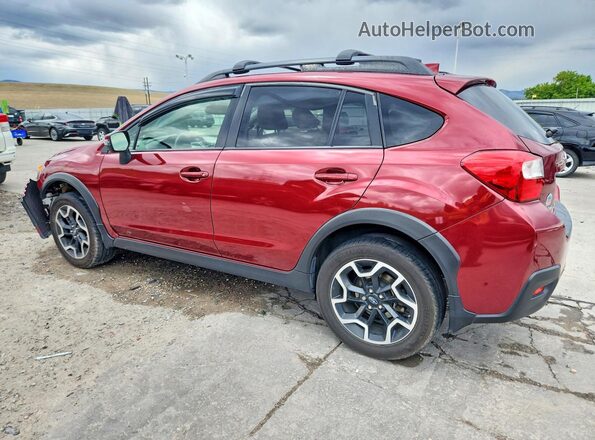JF2GPANC0G8329555 2016 SUBARU CROSSTREK Maroon Trasero izquierdo