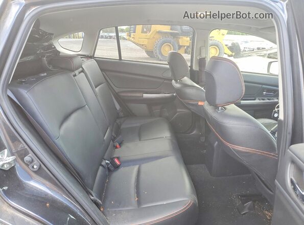 JF2GPANC2G8203083 2016 SUBARU CROSSTREK Black Вид задніх сидінь