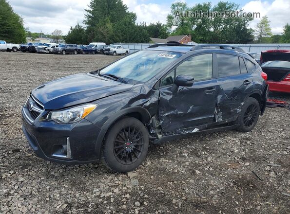 JF2GPANC2G8203083 2016 SUBARU CROSSTREK Black Передня ліва чверть