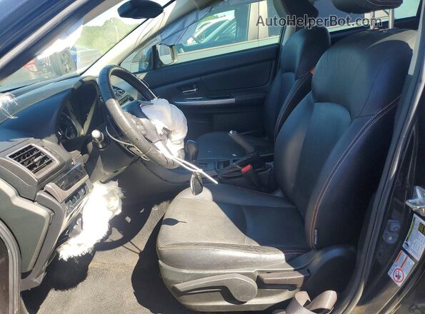 JF2GPANC2G8287874 2016 SUBARU CROSSTREK Gray Вид салону спереду