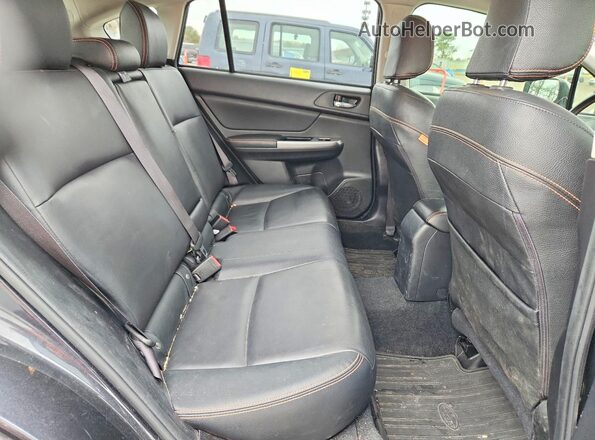 JF2GPANC3G8205098 2016 SUBARU CROSSTREK Черный Вид задней части салона