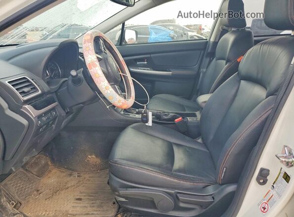 JF2GPANC4GH302049 2016 SUBARU CROSSTREK White Vista interior delantera