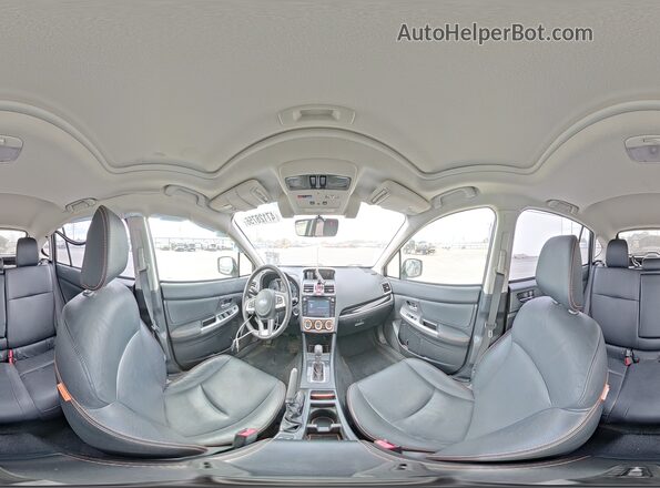 JF2GPANC5HH242171 2017 SUBARU CROSSTREK Черный Панорамный вид салона 360°
