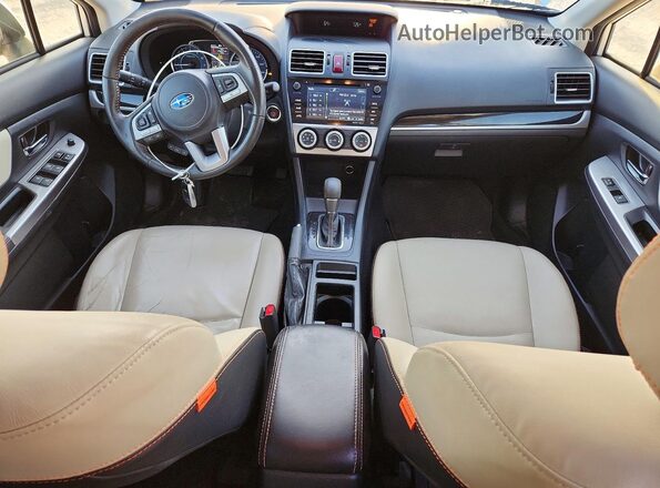 JF2GPANC7G8345543 2016 SUBARU CROSSTREK White Vista del salpicadero