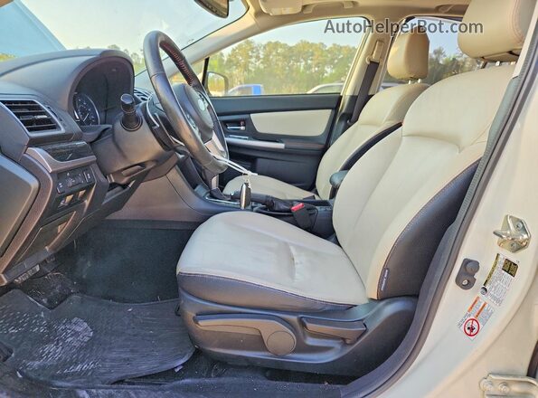 JF2GPANC7G8345543 2016 SUBARU CROSSTREK White Vista interior delantera