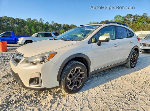 JF2GPANC7G8345543 2016 SUBARU CROSSTREK White Vista tres cuartos delantera izquierda