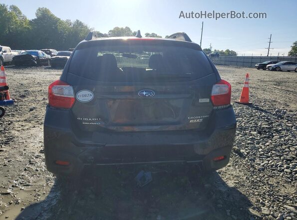 JF2GPANC9G8314150 2016 SUBARU CROSSTREK Black Rear view