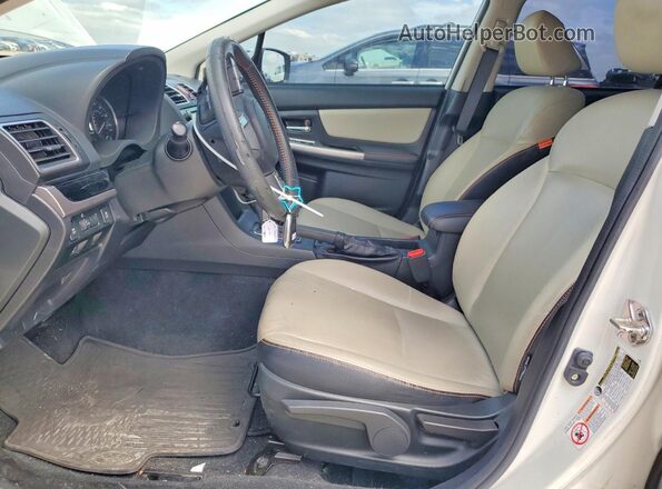 JF2GPANCXGH296791 2016 SUBARU CROSSTREK White Вид салону спереду