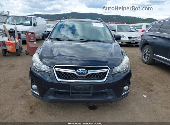 JF2GPBBCXGH278284 2016 SUBARU CROSSTREK HYBRID Black Widok zestawu wskaźników