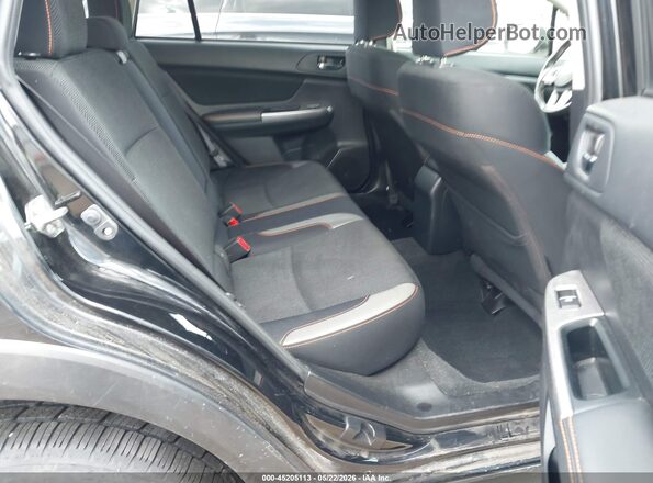 JF2GPBBCXGH278284 2016 SUBARU CROSSTREK HYBRID Black Widok naklejki z numerem VIN