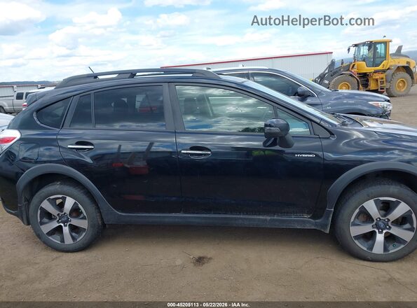 JF2GPBBCXGH278284 2016 SUBARU CROSSTREK HYBRID Black Widok wnętrza z tyłu