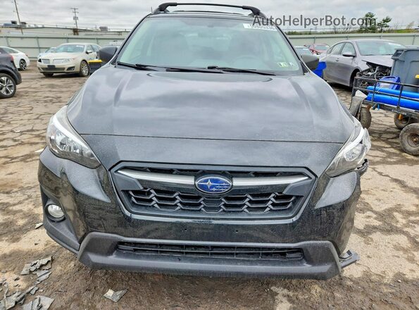 JF2GTAAC2J9255557 2018 SUBARU CROSSTREK Black Вид спереду
