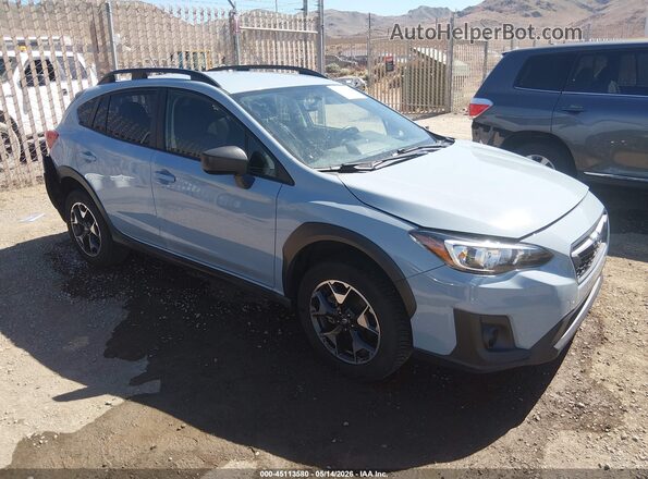 JF2GTAAC6K8346774 2019 SUBARU CROSSTREK Синий Передняя правая четверть