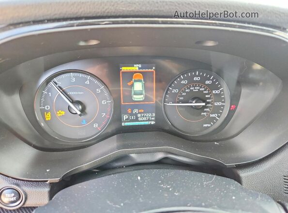 JF2GTABC0PH262455 2023 SUBARU CROSSTREK Серый Вид щитка приборов