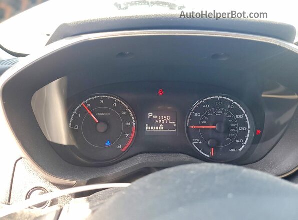 JF2GTABC3JH349743 2018 SUBARU CROSSTREK Blue Widok zestawu wskaźników