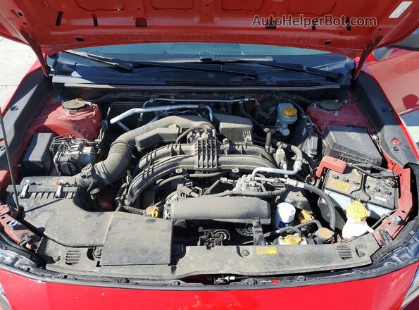 JF2GTABC3L8220825 2020 SUBARU CROSSTREK Red Widok wnętrza z tyłu