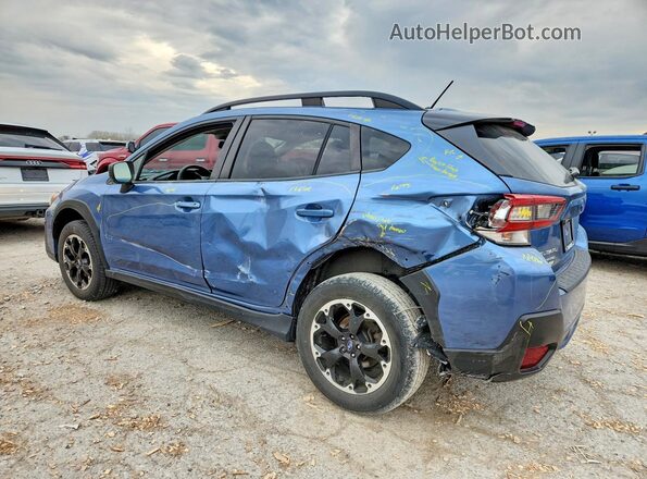 JF2GTABC3MH348547 2021 SUBARU CROSSTREK Blue Задня ліва чверть