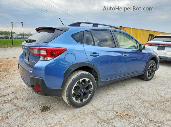 JF2GTABC3MH348547 2021 SUBARU CROSSTREK Blue Задня права чверть