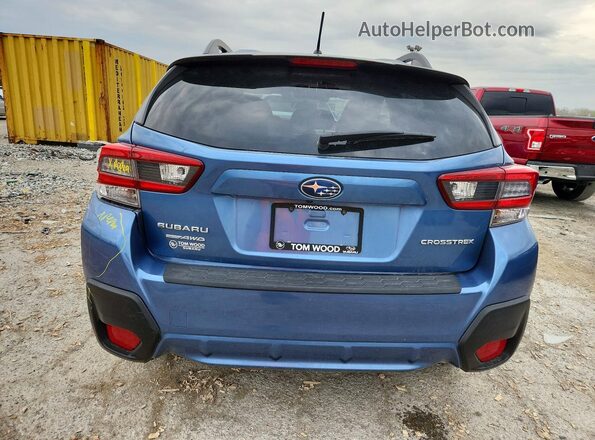 JF2GTABC3MH348547 2021 SUBARU CROSSTREK Blue Вид ззаду