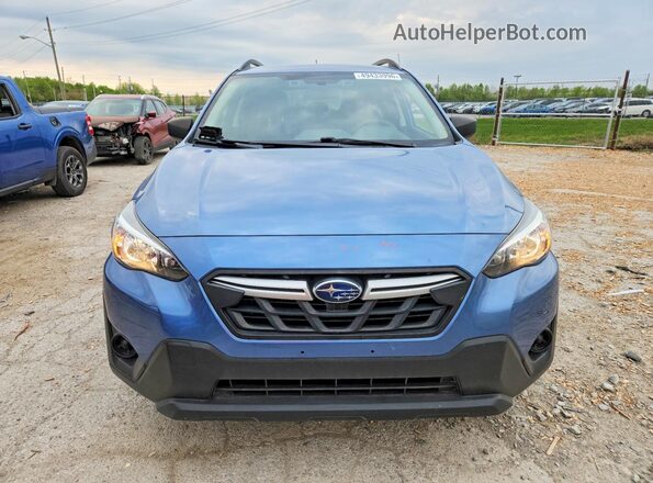 JF2GTABC3MH348547 2021 SUBARU CROSSTREK Blue Вид спереду