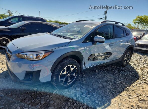 JF2GTABC4JH228624 2018 SUBARU CROSSTREK Синий Передняя левая четверть