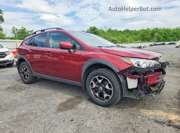 JF2GTABC4JH285650 2018 SUBARU CROSSTREK Red Przód prawy