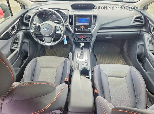 JF2GTABC4JH285650 2018 SUBARU CROSSTREK Red Widok deski rozdzielczej