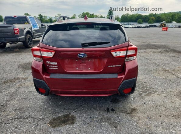 JF2GTABC4JH285650 2018 SUBARU CROSSTREK Red Widok z tyłu