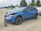 2022 Subaru Crosstrek Blue vin: JF2GTABC4NH233554