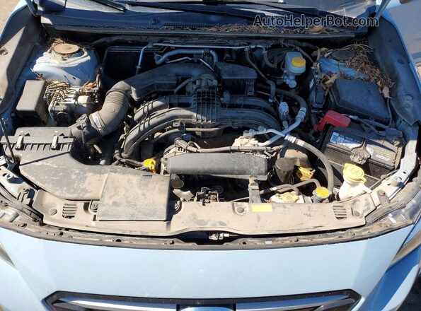 JF2GTABC5KH218363 2019 SUBARU CROSSTREK Синий Вид подкапотного пространства